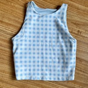 Old navy gingham active top